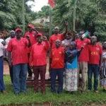 SPLM Party Members pose for a group Photo in Yei. Photo credit-James Innocent / Yei County Press Unit