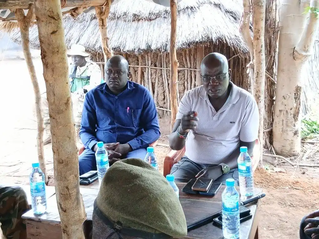 The State Security Advisor, Angelo Daya, and Terekeka County Commissioner Dr. Emmanuel Loku Lodu have been in Rokon