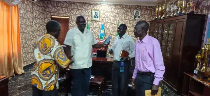 Yei County officials. Photo Credit: James Innocent.