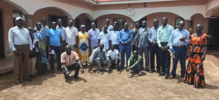 Members of the steering committee pose for a photo