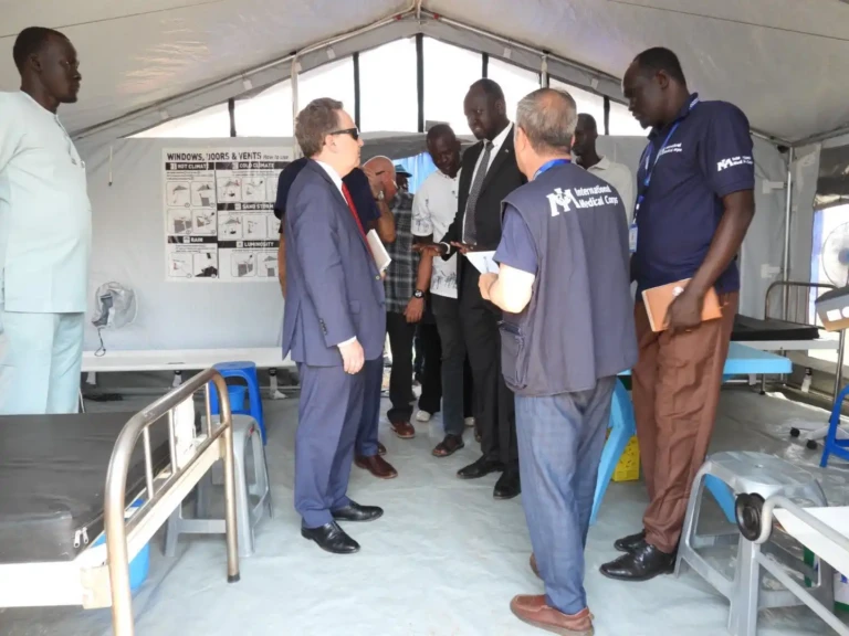 Ambassador Adler Visits Juba Infectious Disease Unit