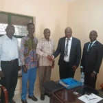 Officials during the meeting