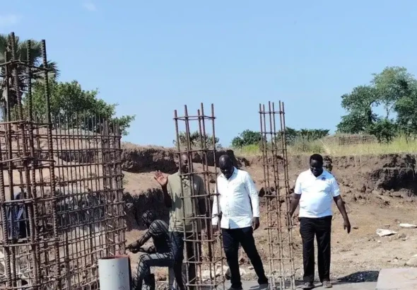 Nimule Mayor Inspects Gbugbu Bridge as Local Funding Drive Pays Off