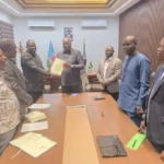 Mining Review Committee hands over draft policy to the state governor early this month. Photo credit: Press Unit, office of the Governor