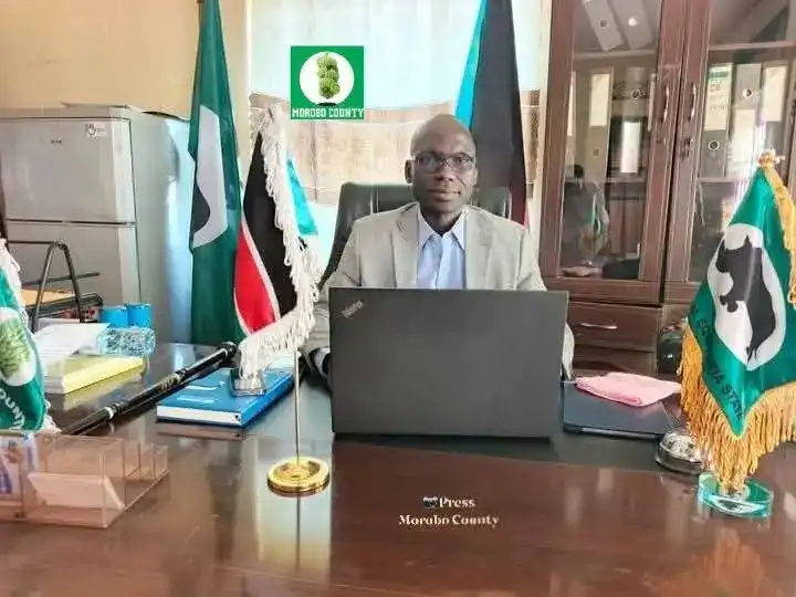 Joseph Mawa Okuba, Morobo County Commissioner Photo Credit: Press Unit, Morobo County