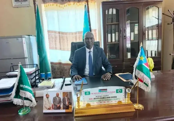 Morobo County Commissioner Joseph Mawa Okuba. Photo Credit: Morobo County Press Unit