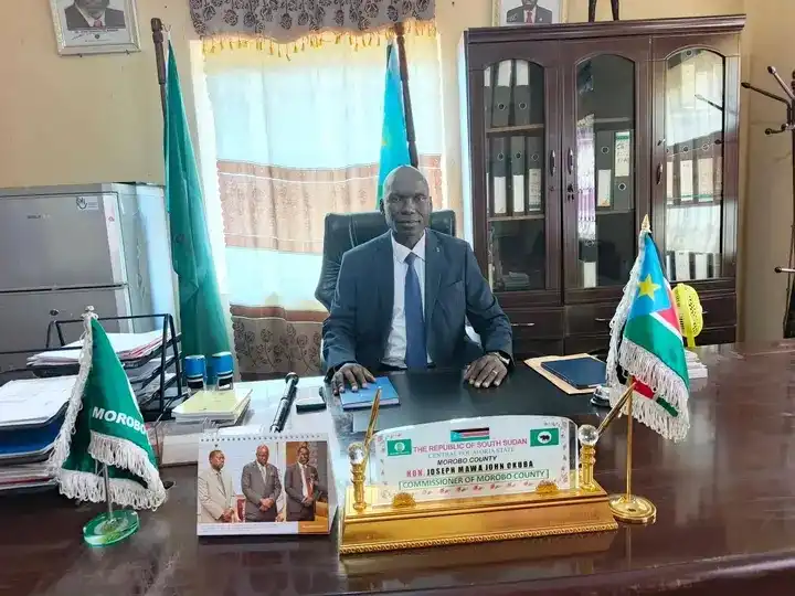 Morobo County Commissioner Joseph Mawa Okuba. Photo Credit: Morobo County Press Unit