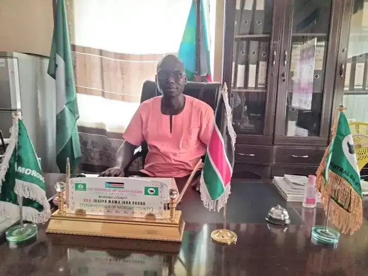 Morobo County Commissioner Joseph Mawa John Okuba. Photo Credit: Morobo County Press Unit