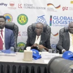 Officials during the launch of the Global Logistics Convention Courtesy Photo