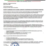 Suspension Letter