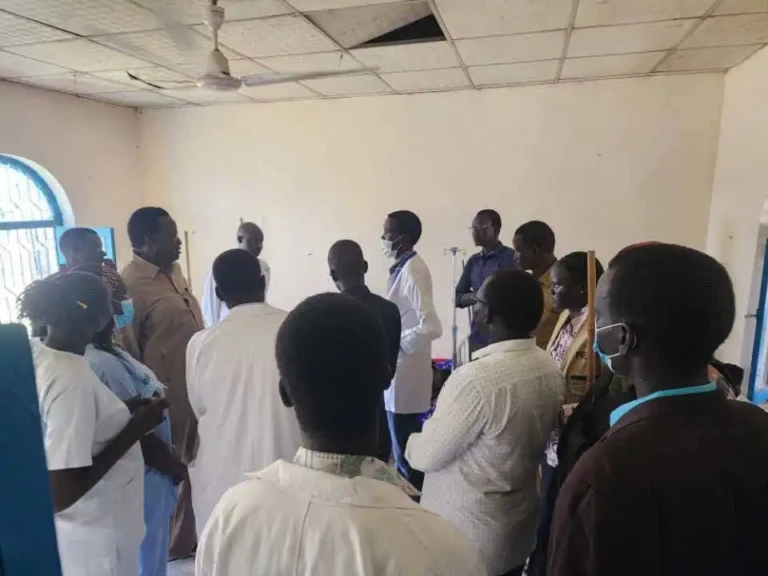 Unity State Governor Inspects Expanded Mayom Hospital Site