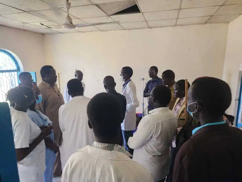 Unity State Governor Inspects Expanded Mayom Hospital Site