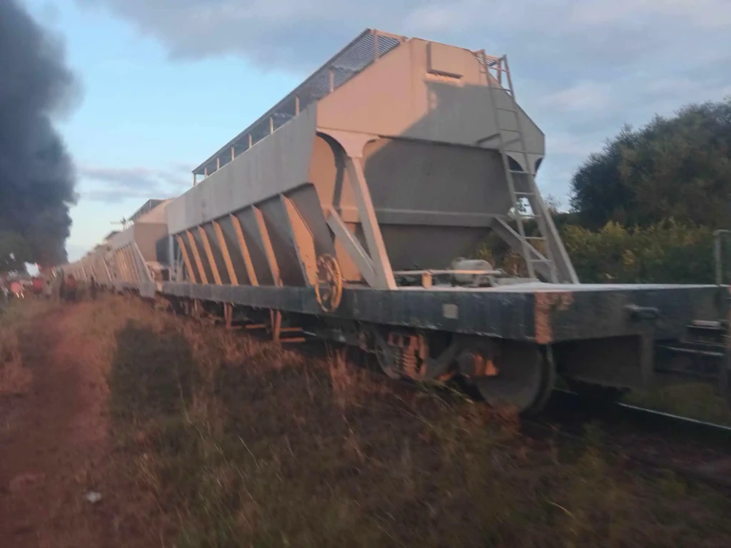 Cargo Train Catches Fire at Masimba, Makueni