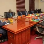 CES Cabinet during its weekly meeting in Juba on Friday. Photo credit: Press Unit, office of the governor