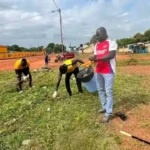 Yei Local Residents Takes up clean Up Drive. Photo Credit: Godi Goda.