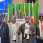 Daniel Ohide and other EAU officials in a group photo