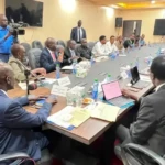 Government and Business Partners joint Meeting in Juba on Friday -Photo Credit-Ministry of Finance and Economic Planning