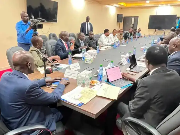 Government and Business Partners joint Meeting in Juba on Friday -Photo Credit-Ministry of Finance and Economic Planning