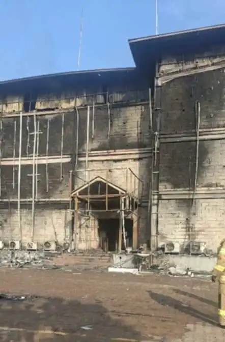 The Burnt Part of the building/Courtesy photo