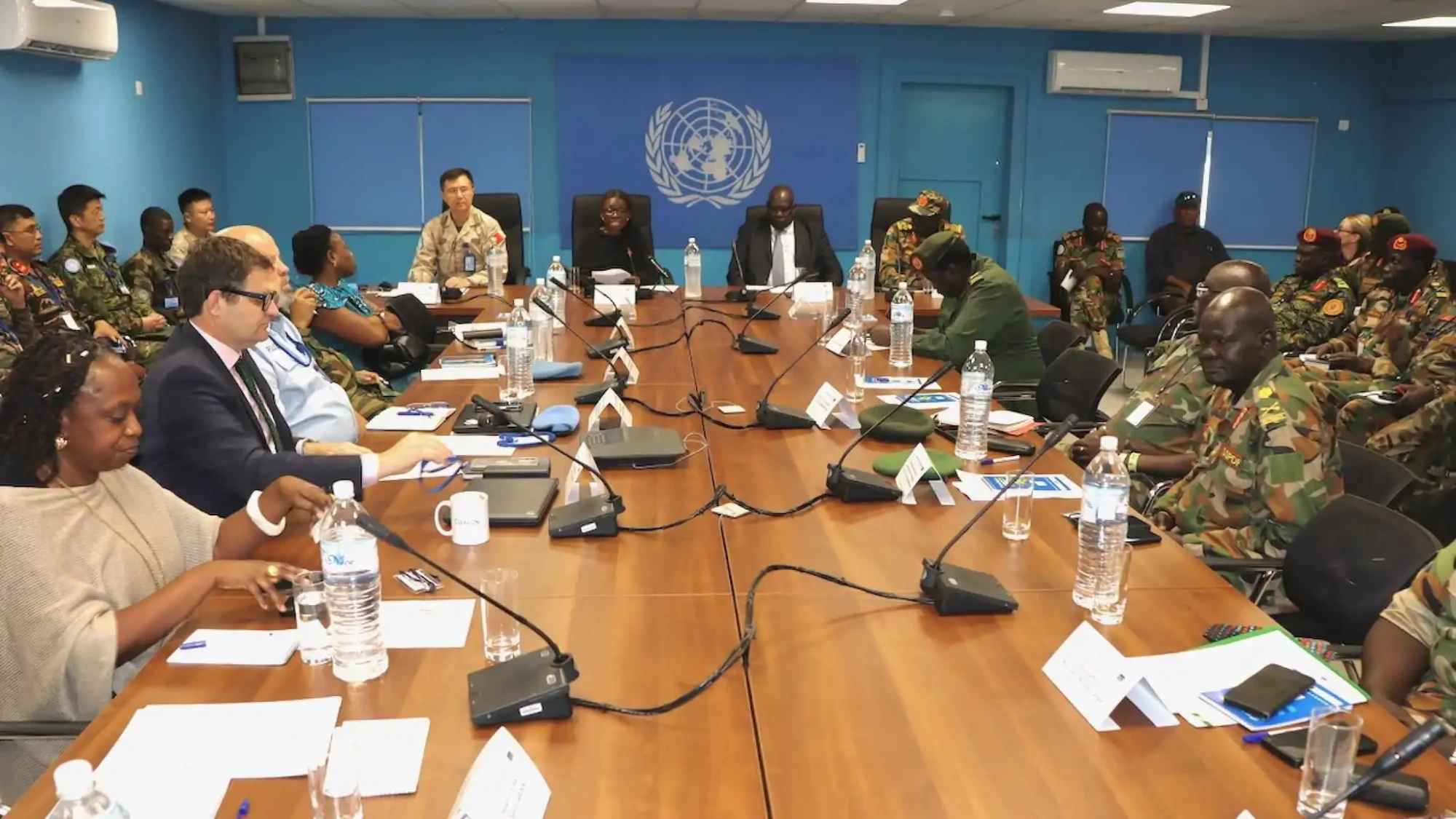 SSPDF Holds Talks With UNMISS on Peacekeeping Challenges