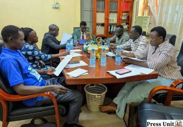 State officials during a joint partnership meeting in Juba. Photo credit: State ministry of Youth and Sports