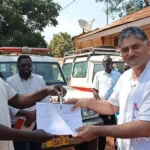 Yei River County Receives New Ambulance From MSF