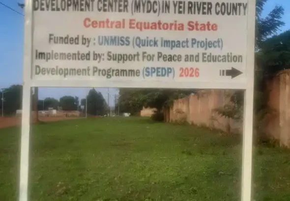Youth Centre Construction Begins in Yei River County