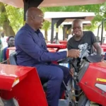 Governor Adil during the luanch of the donated Tractors in July 2023-File Photo-Access Radio