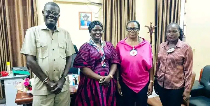 Health officials and Partner ICRC pose for a group photo after the meeting. Photo credit-Press Unit, CES State ministry of Health