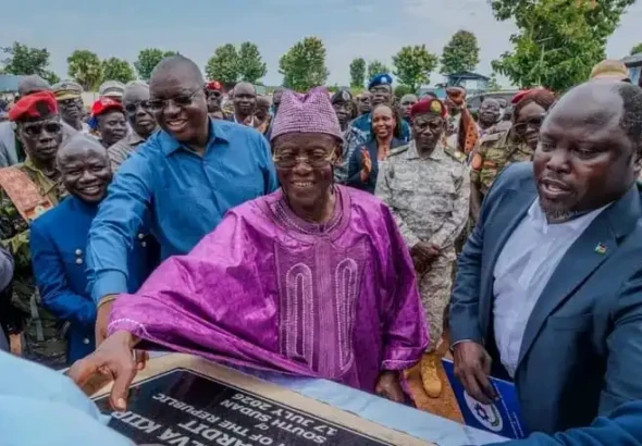 James Wani Igga Opens the Foundation Stone for University of Yei on 10th-August-2026. Photo Credit-Press Unit- Office of the Governor-CES