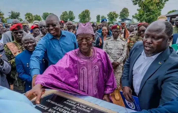 James Wani Igga Opens the Foundation Stone for University of Yei on 10th-August-2026. Photo Credit-Press Unit- Office of the Governor-CES