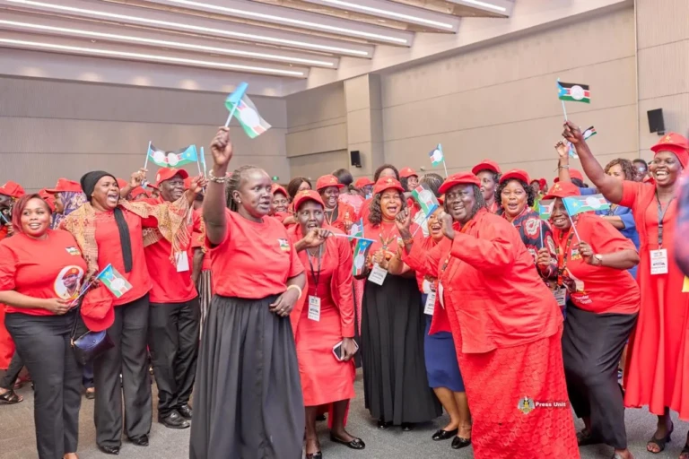 Members of the SPLM Women's League during the opening of the conference /Photo by PPU