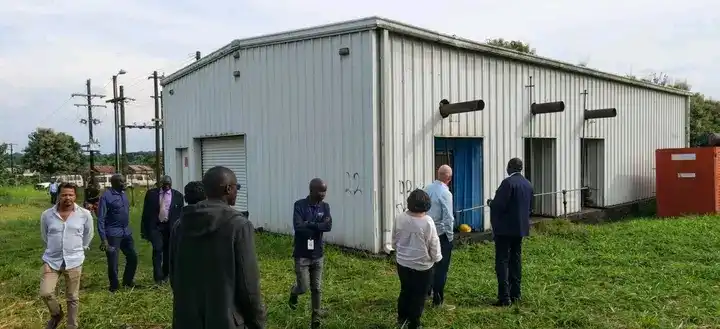Officials assessing YECO Facility-Photo Credit-James Innocent