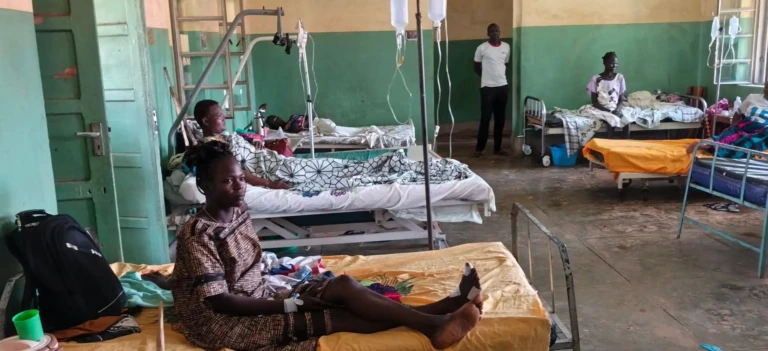 Patients at Yei Civil Hospital