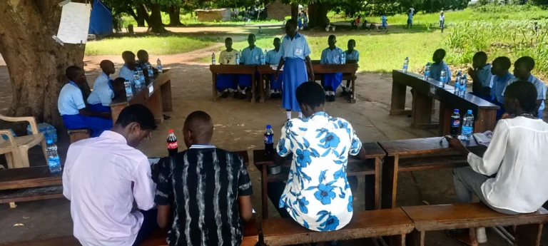 Pupils at JCC Hai negli Gondokoro Branch during the debate