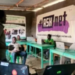 Refugee leaders on ICT training in Rhino Camp. Photo Credit: CC4D