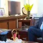 US Ambassador Michael (L) and South Sudan Information Minister Ateny (R) Credit-Press Unit office of the Minister