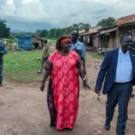 Lawmakers together with Yei River County Officials during a visit to Mugwo Payam