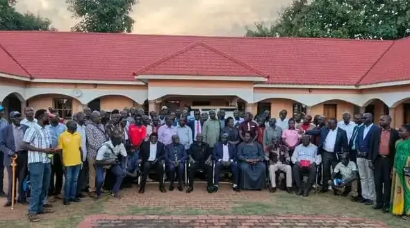 Yei stakeholders during the meeting