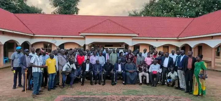 Yei stakeholders during the meeting