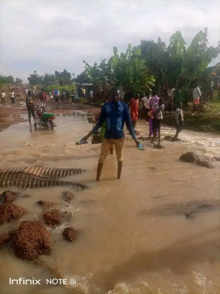 A flooded Stream in Yei River County-File Photo. Photo Credit-Hand Out