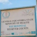 A sign post at Yei civil hospital-Photo Credit- Fred Morgan-Access Radio