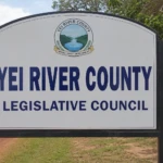 AI Generated Sign Post for Yei River County Legislative Council