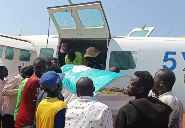 Body of Eresto Taban Luate Arrives in Yei River County