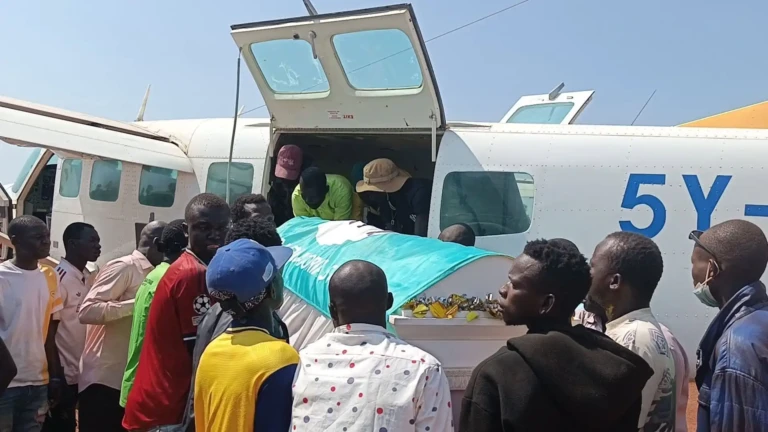 Body of Eresto Taban Luate Arrives in Yei River County