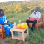 Christopher Taharir and his Wife inside Lantoto Game Park. Photo Credit-Christopher Taharir