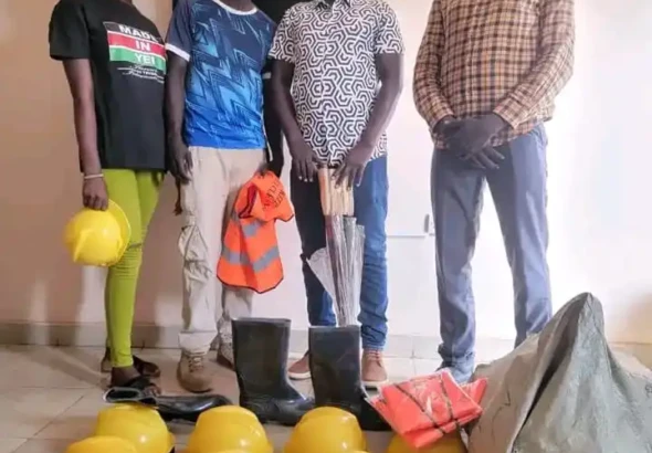 Donated Items to the Keep Yei town clean Initiative-Photo Credit-Atlabara FC