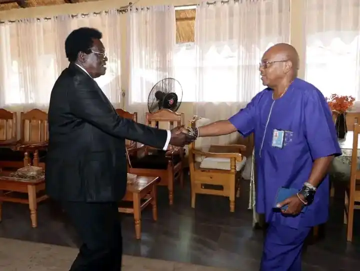 Governor Jadala and UNISS head of CES Field Office