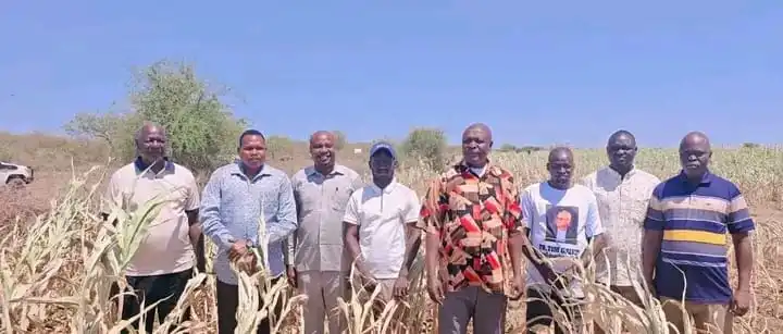 Governor Lobong and senior Local officials in Kapoeta South