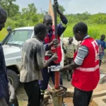 ICRC and Red Cross Repairs broken borehole in Kajo-Keji County